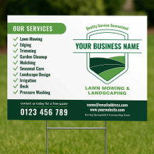Modern Landscaping Lawn Mowing Marketing