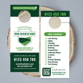 Modern Landscaping Lawn Mowing Marketing Türanhänger