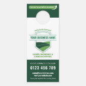 Modern Landscaping Lawn Mowing Marketing Türanhänger (Vorderseite)