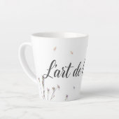 Modern L'Art de Vivre Aesthetic Personalized Milchtasse (Linke Ecke)