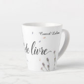 Modern L'Art de Vivre Aesthetic Personalized Milchtasse (Rechte Ecke)