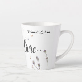 Modern L'Art de Vivre Aesthetic Personalized Milchtasse