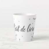 Modern L'Art de Vivre Aesthetic Personalized Milchtasse (Vorderseite)