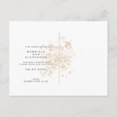 Modern lasst uns dieses Kalligraphie-Foto noch ein Ankündigungspostkarte (Rückseite)