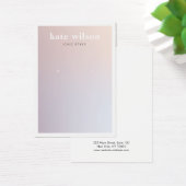Modern Lavendel Gradient Earring Display Card (Schreibtisch)