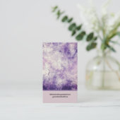 Modern Lavender Colored Earring Display Visitenkarte (Stehend Vorderseite)