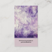Modern Lavender Colored Earring Display Visitenkarte (Vorderseite)