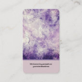 Modern Lavender Colored Earring Display Visitenkarte (Vorderseite)