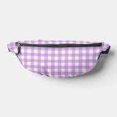 Modern Lavender Lilac Gingham Bauchtasche (Ablage )