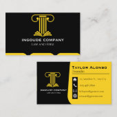 Modern Law & Justice Business Card | Attorney Visitenkarte (Vorne/Hinten)