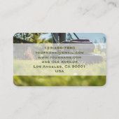 Modern Lawyer Business Card Visitenkarte (Rückseite)