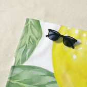 Modern Lemon Bachelorette Weekend Beach Handtuch (Beispiel)