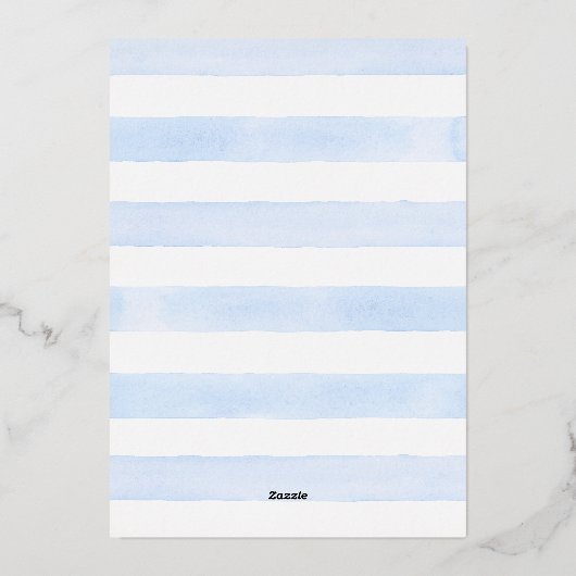 Modern Lemon Elegant Floral Gold Bridal Shower Folieneinladung (Rückseite)