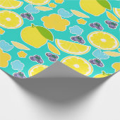Modern Lemon Geschenkpapier (Ecke)