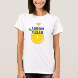 Modern Lemon Heart Limoncello Gefallen Geschenk Me T-Shirt