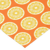 Modern Lemon Slice Orange Juice & Yellow Tischdecke (Schrägansicht)