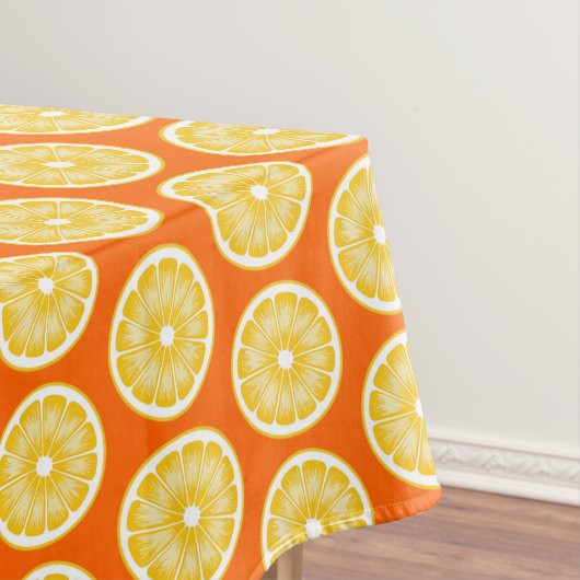 Modern Lemon Slice Orange Juice & Yellow Tischdecke (Beispiel)