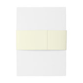 Modern Lemon Yellow Wedding Einladungsbanderole (Rückseitenbeispiel)