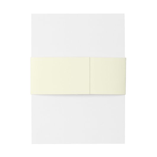 Modern Lemon Yellow Wedding Einladungsbanderole (Rückseitenbeispiel)