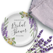 Modern Lemons & Lavender Bridal Shower  Pappteller