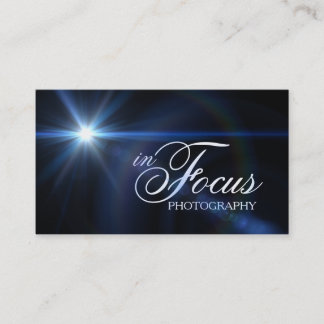 Modern Lens Fotografy Business Card Visitenkarte