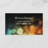 Modern Lens Fotografy Business Card Visitenkarte (Rückseite)