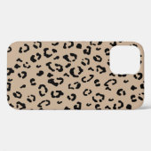 Modern Leopard Neutral I Cheetah Print Case-Mate iPhone Hülle (Rückseite (Horizontal))