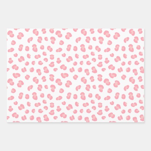 Modern Leopard Print Pattern Geschenkpapier Set (Vorderseite 3)