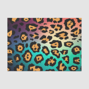 Modern Leopard Print Seidenpapier