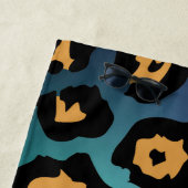 Modern Leopard Print Strandtuch (Beispiel)