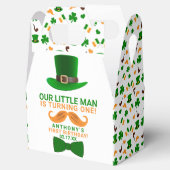 Modern Leprechaun St. Patrick's any Age Birthday Geschenkschachtel (Geöffnet)