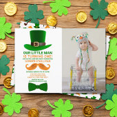 Modern Leprechaun St. Patrick's Day Birthday Foto Einladung