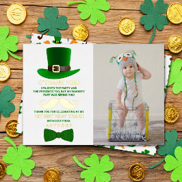 Modern Leprechaun St. Patrick's Day Folieneinladung