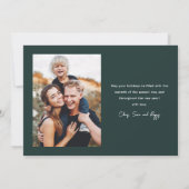 Modern Lettering Frohe Weihnachten 2 Foto (Rückseite)