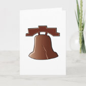 Modern Liberty Bell Patriotic Philadelphia Icon Karte (Vorderseite)