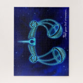 Modern Libra astrology horoscope zodiac sign, Puzzle (Vertikal)