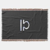 Modern Libra Zodiac Sign auf schwarzer Schlange Ha Decke (Vorderseite)