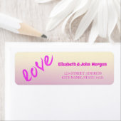 Modern Liebe Address Label (Insitu)