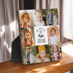 Modern Liebe You Papa Collage Instagram Foto Fotoplatte