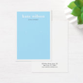 Modern Light BLue Earring Display Card (Schreibtisch)