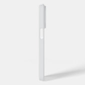 Modern Light Gray Gold Script Monogram Case-Mate iPhone Hülle (Rückseite / Rechts)