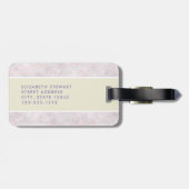 Modern Light Pink Bokeh Gepäck Tag Gepäckanhänger (Rückseite horizontal)