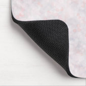 Modern Light Pink Bokeh Mousepad (Ecke)