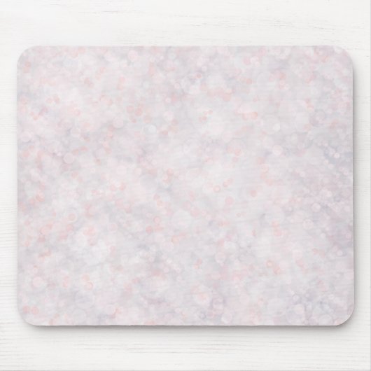 Modern Light Pink Bokeh Mousepad (Vorne)
