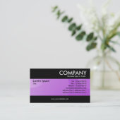Modern - Lila Blase Cloud Visitenkarte (Stehend Vorderseite)