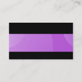 Modern - Lila Blase Cloud Visitenkarte (Rückseite)