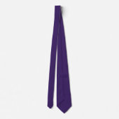 Modern lila monogrammiert krawatte (Rückseite)
