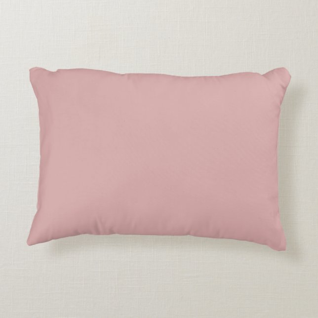 Modern lila pink Schlicht Solid Color Dekokissen (Rückseite)