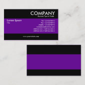 modern - Lila Visitenkarte (Vorne/Hinten)