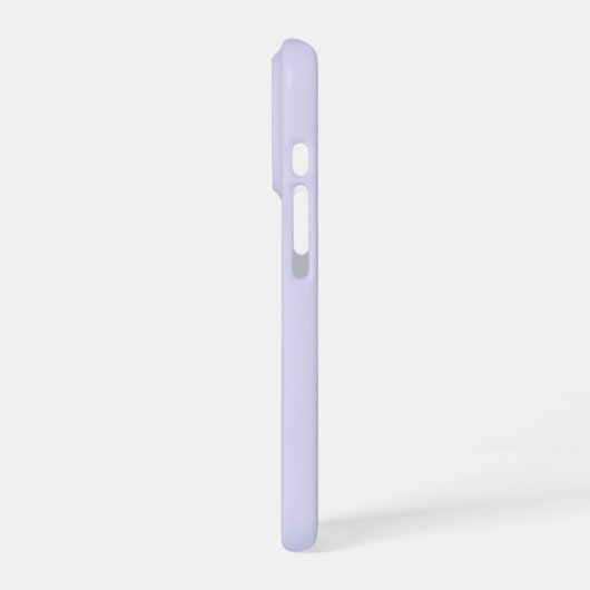 Modern Lilac Minimalist Monogram iPhone Case iPhone Hülle (Linke Seite)